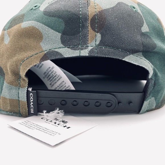 SOLD NWT COACH MEN  BANDANA CAMO BRIM HAT - Picture 8 of 9